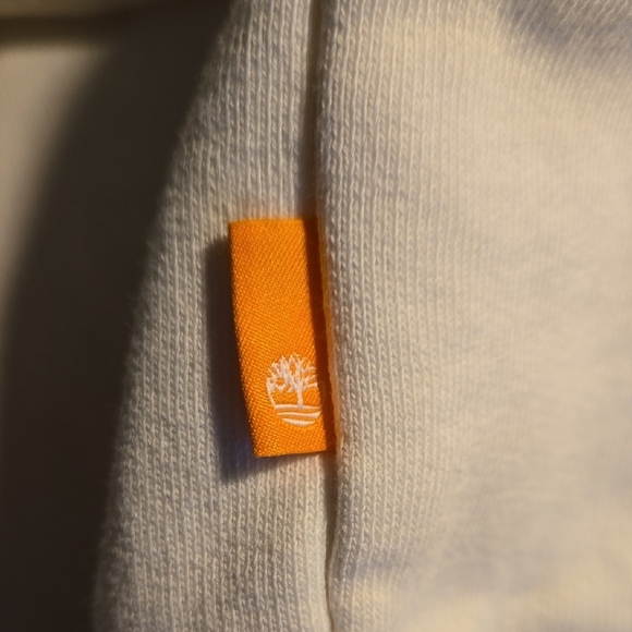 Timberland Off-White Hoodie with Black Tree Logo - Picture 3 of 4